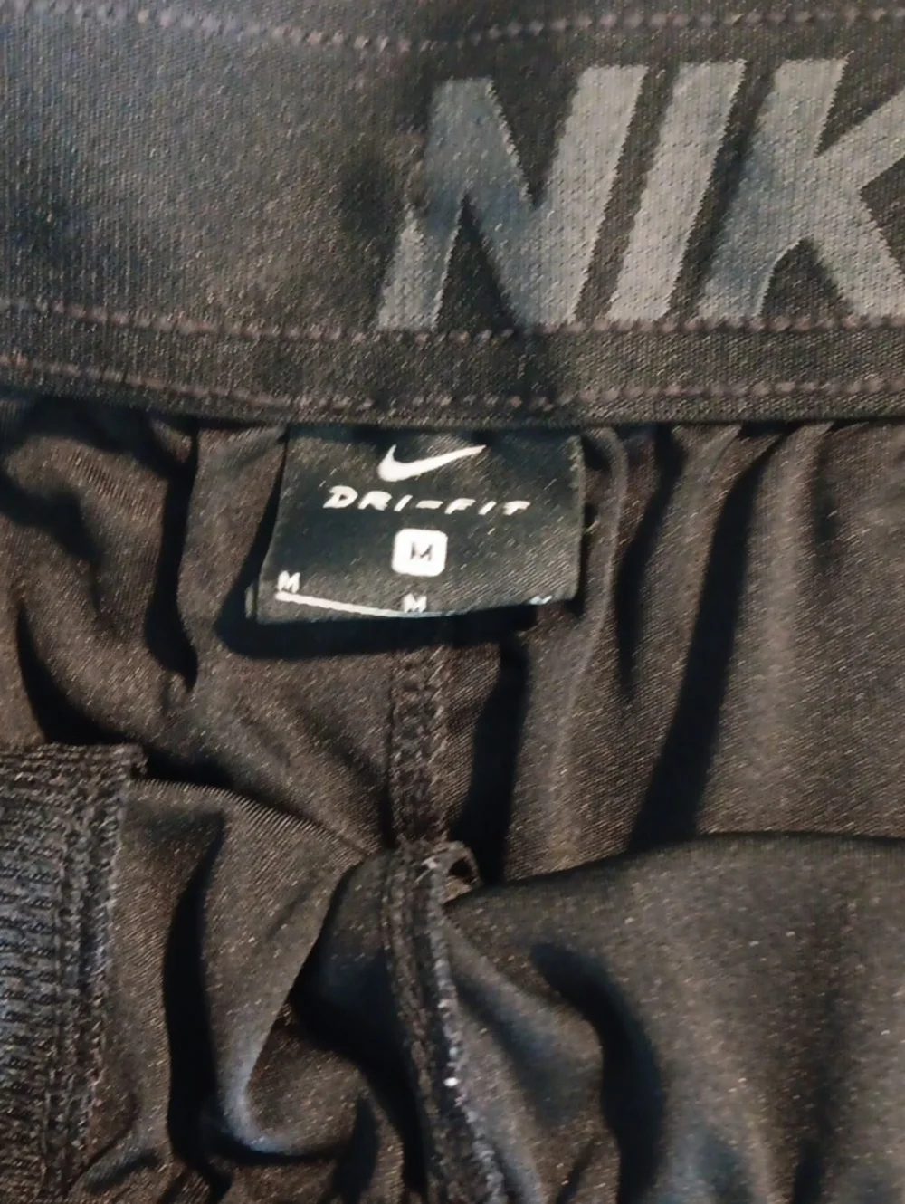 Nike Black Athletic Shorts with Swoosh